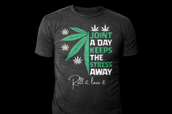 420, Cannabis Leaf Graphic T-shirt Design: A Bold Graphic for Modern Creators