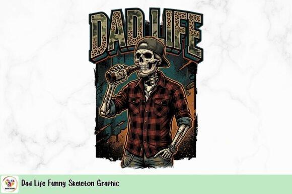 Dad Life Funny Skeleton Graphic: A Guide to Humorous Branding