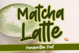 Matcha Latte: The Handwritten Font That Feels Like a Warm Hug