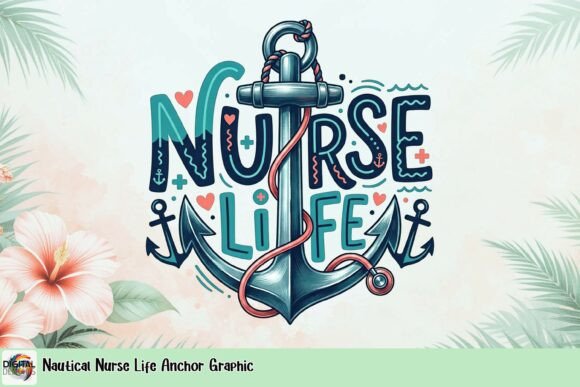 Nautical Nurse Life Anchor Graphic: A Designer's Deep Dive