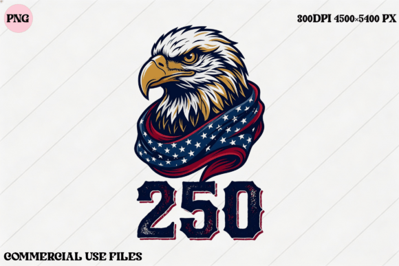 Patriotic Eagle 250 USA Flag Graphic: A Designer's Review