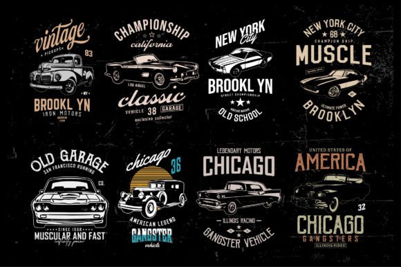 Timeless Style: Vintage Classic Car Graphic T-shirts